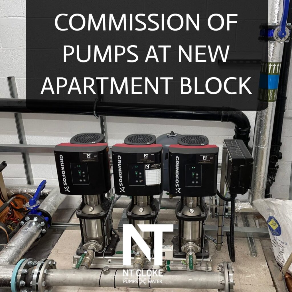 commission of pumps at new apartment block