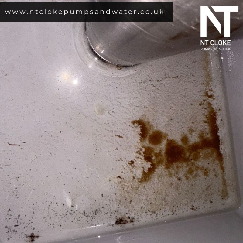 Before Annual Tank Clean Chlorination South West London Residential NT Cloke