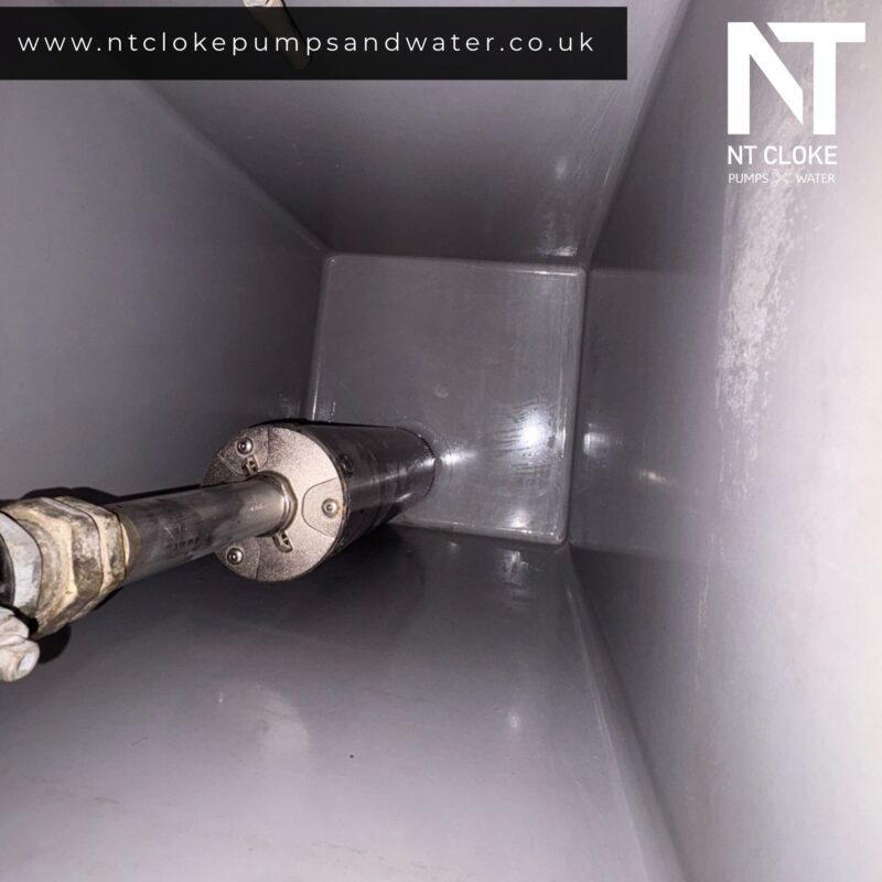 After Annual Tank Clean Chlorination South West London Residential NT Cloke