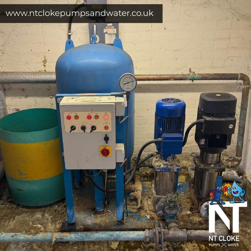 Before Booster Set Upgrade NT Cloke Pumps and Water UK