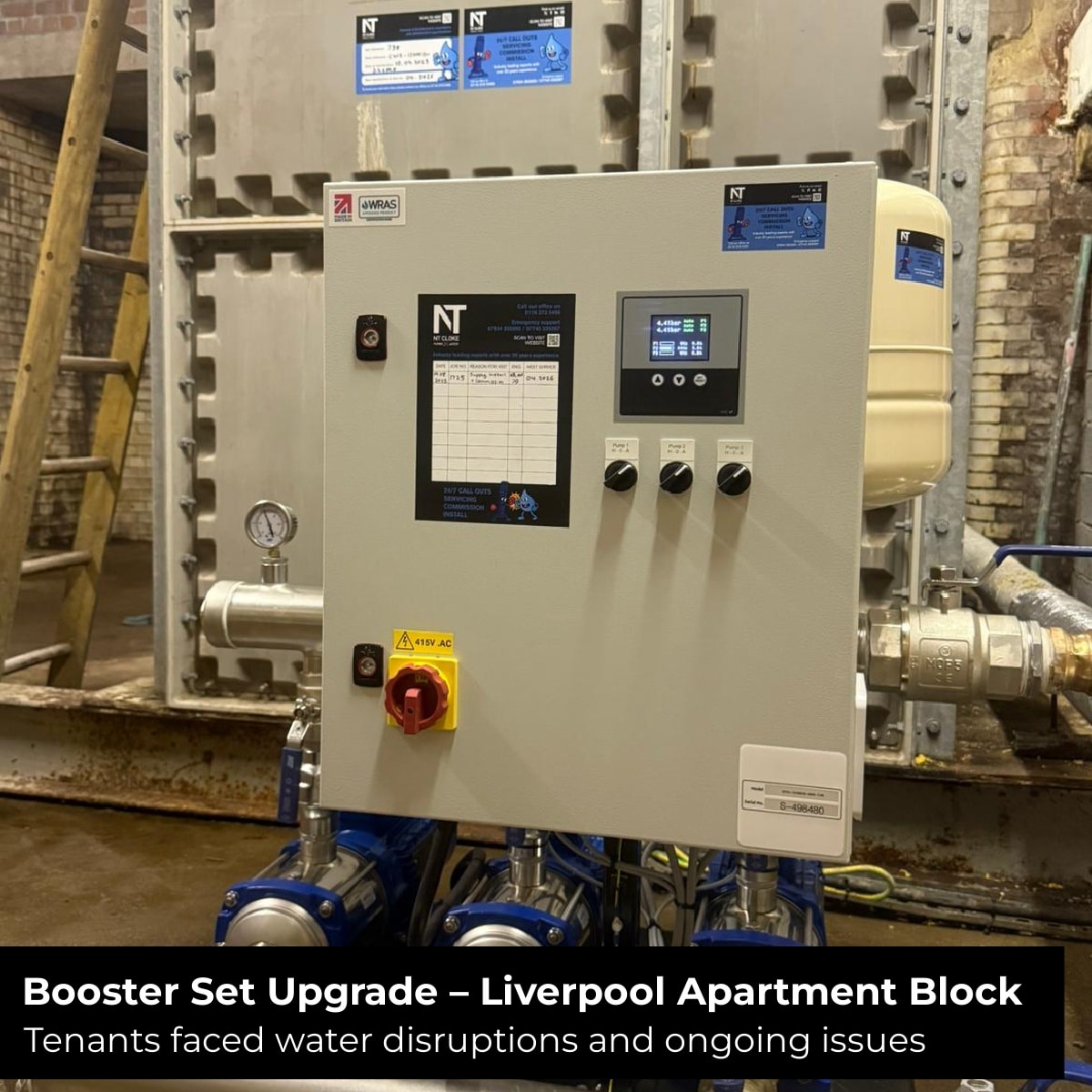 Booster-Set-Upgarde-Liverpool-Apartment-Block NT Cloke Pumps and Water UK