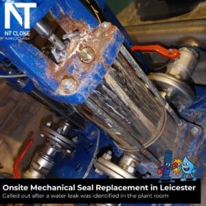 Onsite Mechanical Seal Replacement In Leicester NT Cloke Pumps & Water UK