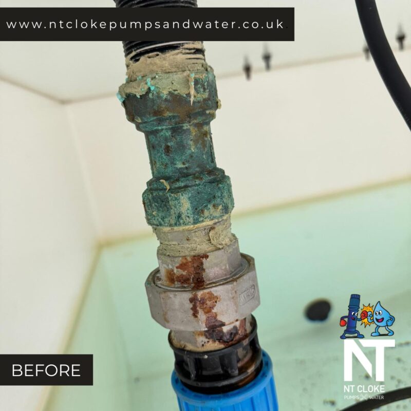 Non Return Valve Replacement Cardiff NT Cloke Pumps and Water UK