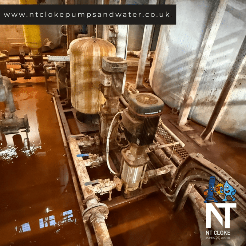 Booster Set Upgrade – Severn Trent Process System Protected NT Cloke Pumps and Water