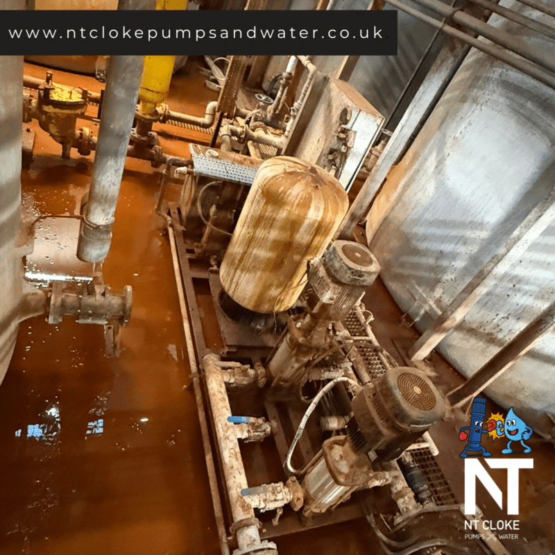 Booster Set Upgrade – Severn Trent Process System Protected NT Cloke Pumps and Water