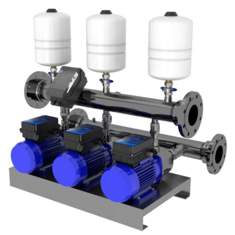 Triple Variable Speed Booster Set 3-MX18-4/8TD – 900L/Min @ 3.25 Bar