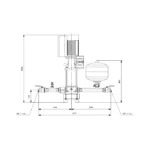 Grundfos Hydro Solo-E CRIE 5-5 booster set – 9.5m³/hr @ 4.5 bar (240V) - Image 3
