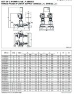 Lowara SMB20 10SVE03 Booster Set 240V