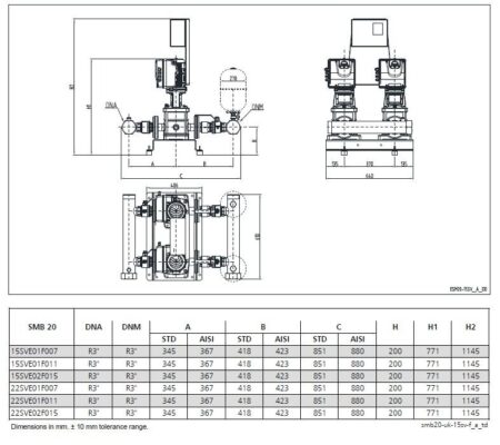 Lowara SMB20 22SVE01F007 Booster Set 240V