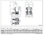 Lowara SMB20 twin booster set 415V with VFD control. Designed for high-demand commercial and industrial systems NT Cloke Pumps and Water UK