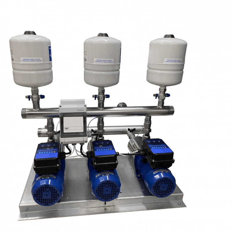 Triple Variable Speed Booster Set, 150 l/min @ 4.5 Bar