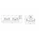 Grundfos Hydro Multi-E 4 CRIE3-5 (3 x 400/230v) Booster Set - Image 3