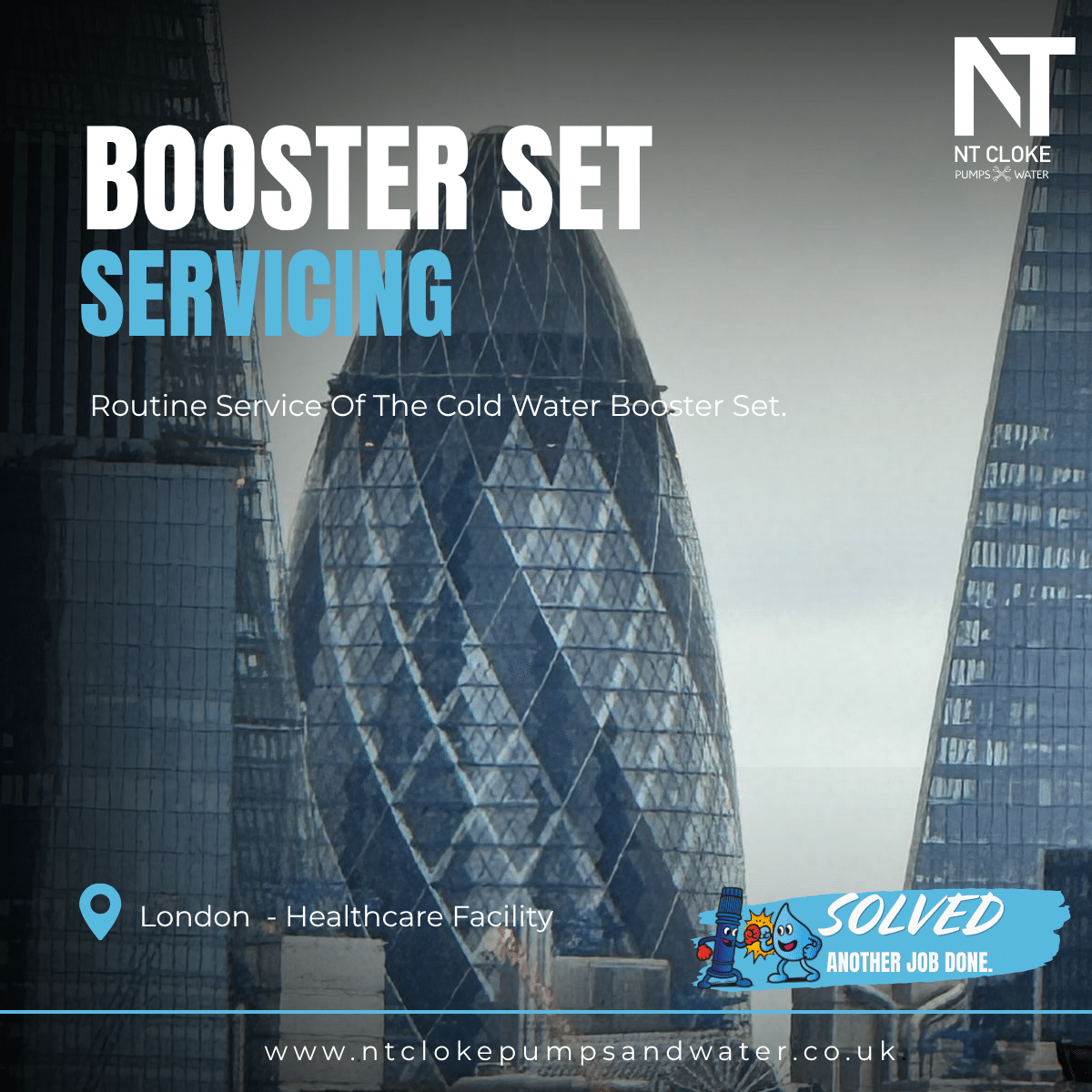 Booster Pump Servicing London | Healthcare Case Study