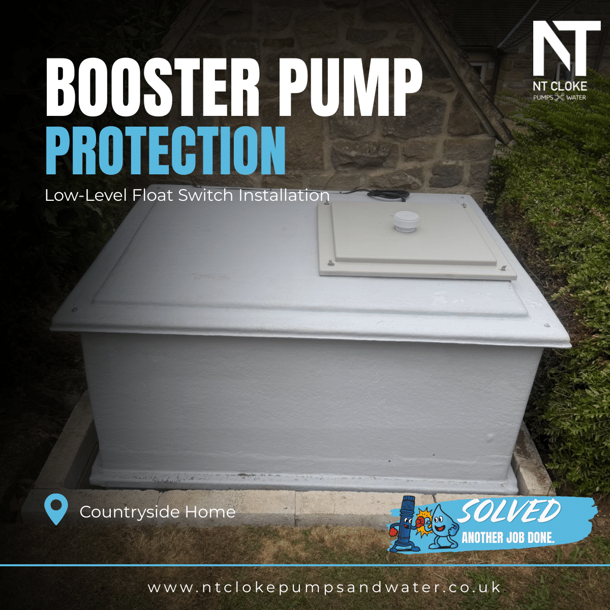 Booster Pump Dry Run Protection | NT Cloke Pumps